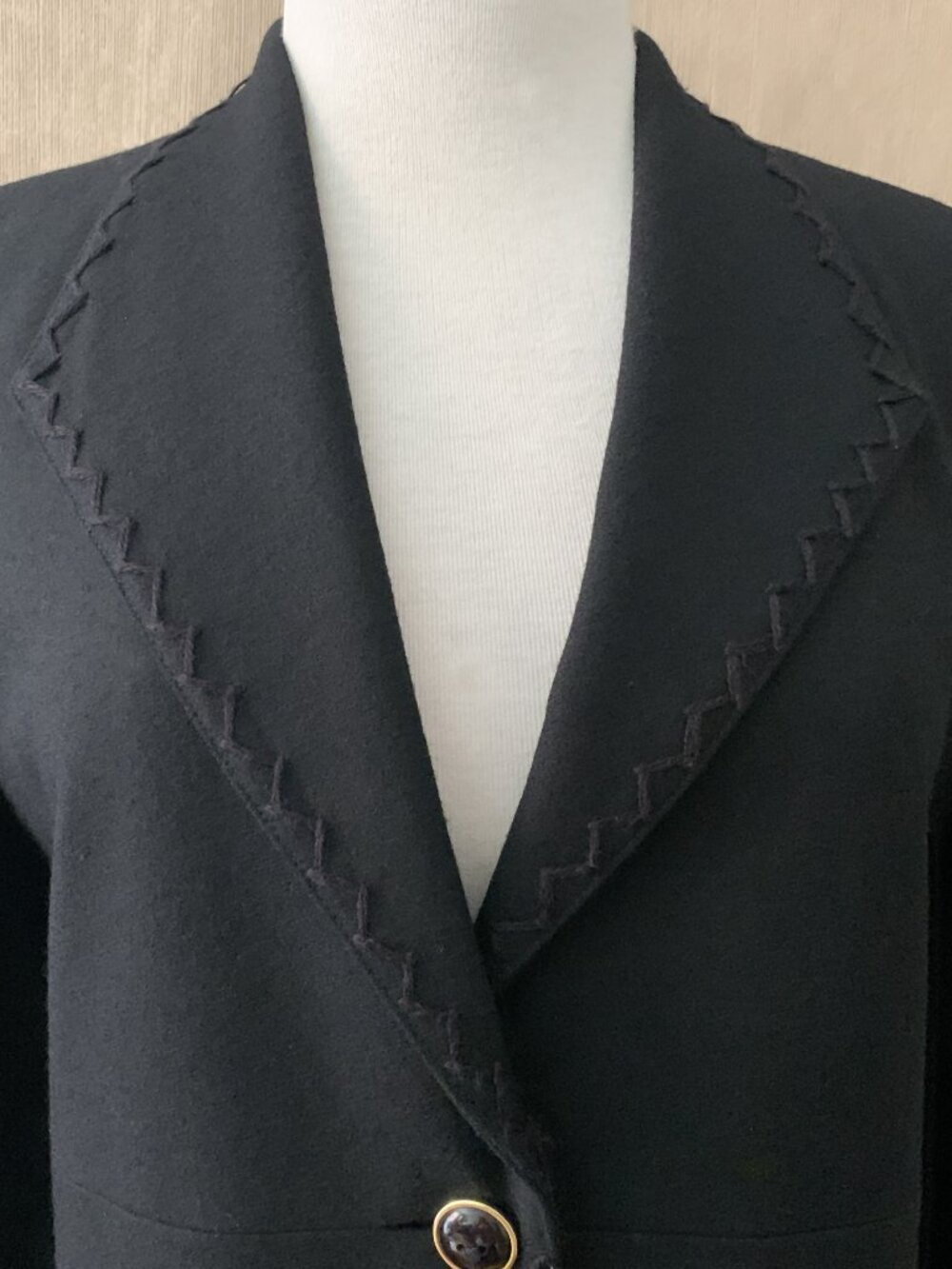 Vintage Simon Chang Single Button Long Blazer | Size 6 - Picture 5 of 8